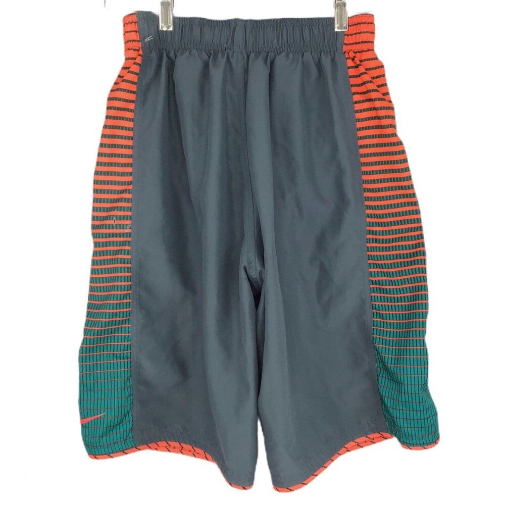 Nike Mens S Board Shorts Elastic Waist Swim Trunks Drawstring Swimwear Summer - Picture 10 of 11